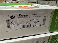 Sauter asama elektrische design radiator 750 watt antraciet - afbeelding 4 van  4