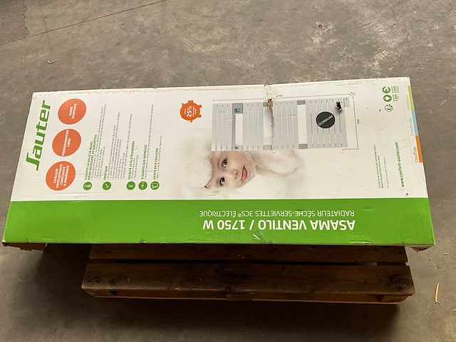 Sauter asama elektrische designradiator 1750w - afbeelding 1 van  7