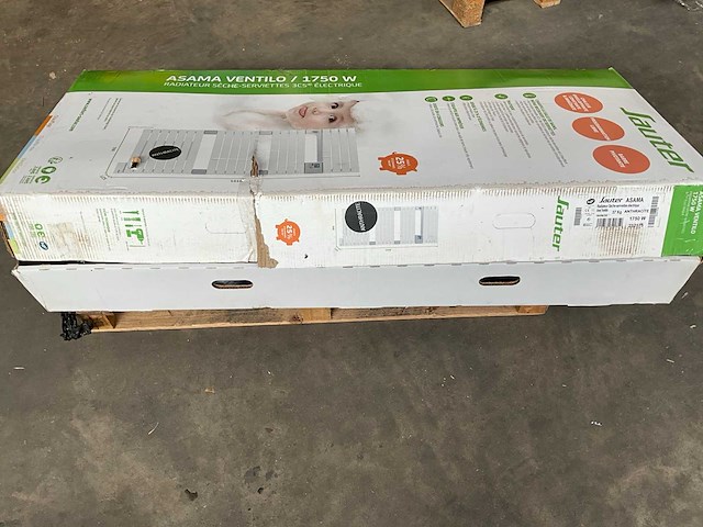 Sauter asama elektrische designradiator 1750w - afbeelding 3 van  7