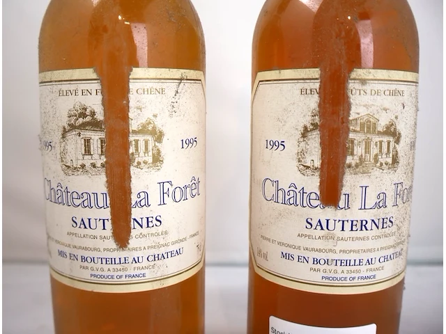 Sauternes château la fôret 1995 (x2) - afbeelding 2 van  3