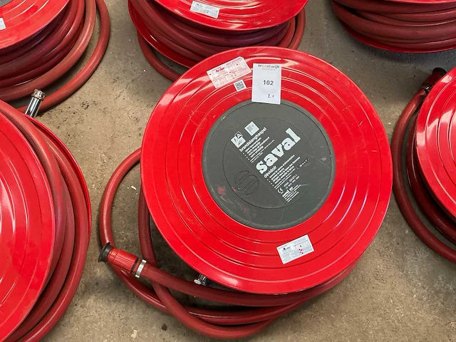 Saval brandslanghaspel (2x) - afbeelding 2 van  6