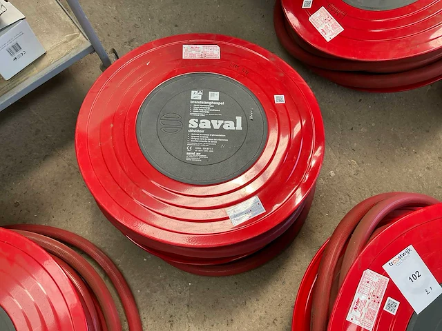 Saval brandslanghaspel (2x) - afbeelding 3 van  6