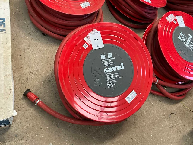 Saval brandslanghaspel (2x) - afbeelding 2 van  4