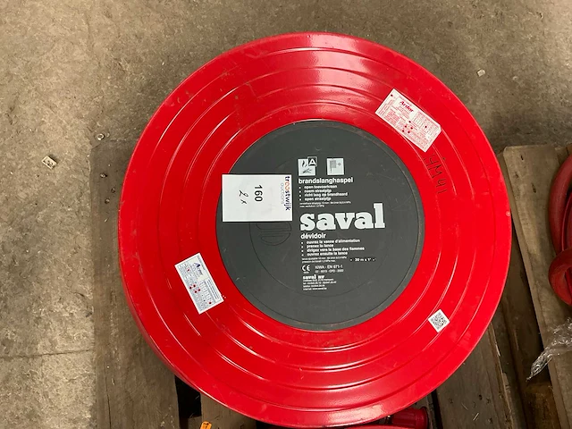 Saval brandslanghaspel (2x) - afbeelding 2 van  4