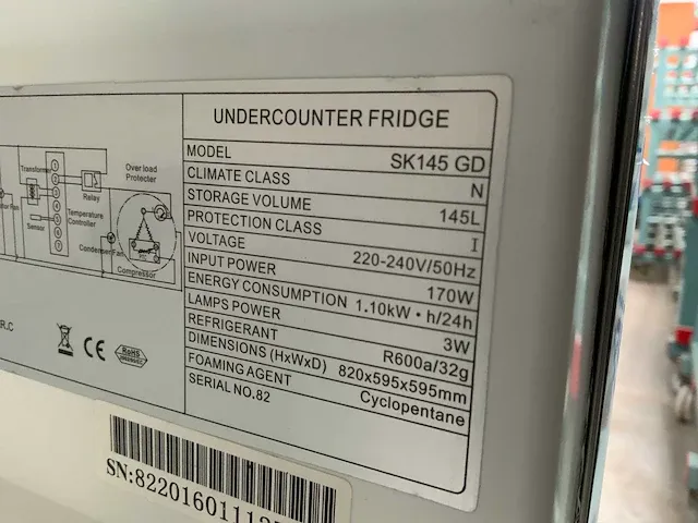 Scan sk 145gd glasdeurkoeling - afbeelding 5 van  5
