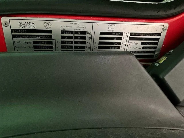 Scania 114g ladderwagen - afbeelding 48 van  56