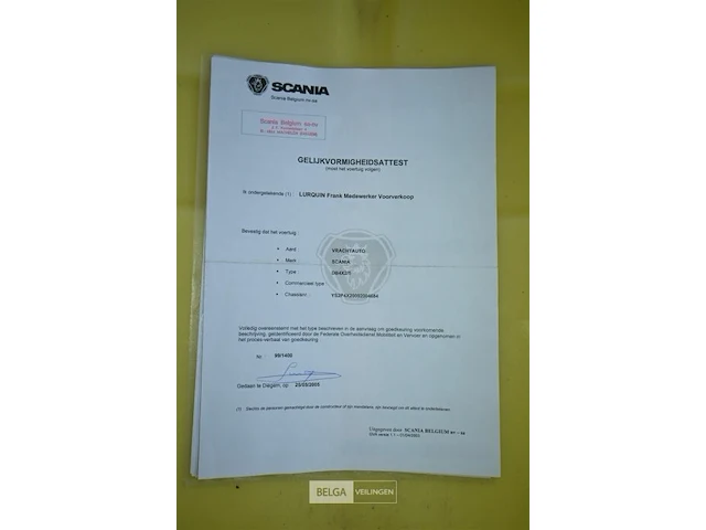 Scania brandweerwagen / pompwagen - afbeelding 27 van  42