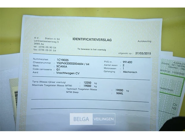 Scania brandweerwagen / pompwagen - afbeelding 30 van  42