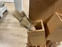 Scanwood presentatiezuil met houten keukenbenodigheden - afbeelding 3 van  6
