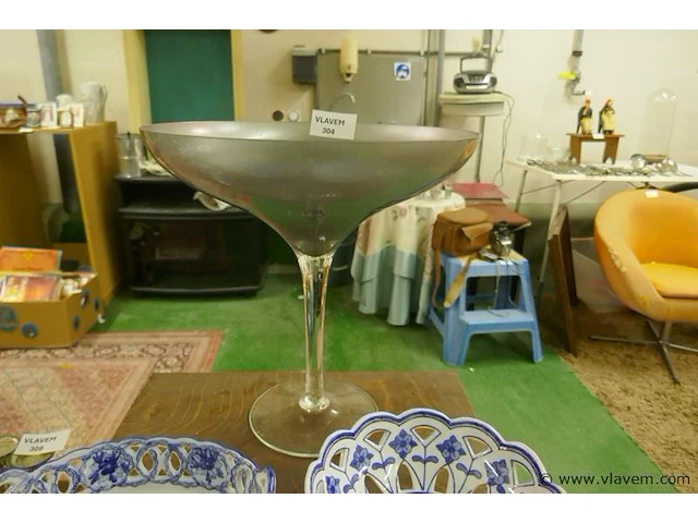 Schaal in glas - afbeelding 1 van  2