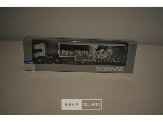Schaalm. scania truck&trailer in originele doos - afbeelding 1 van  1