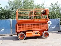 Schaarhoogwerker jlg m3369 elektrisch+diesel 450kg 12m 2012