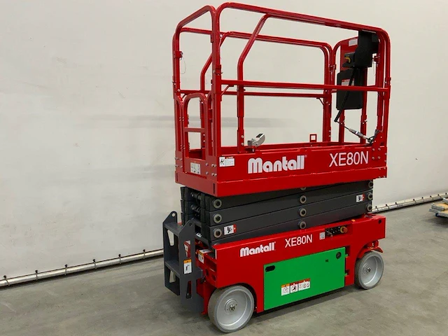 Schaarhoogwerker mantall xe80n elektrisch 230kg 7.8m 2023 nieuw - afbeelding 1 van  1