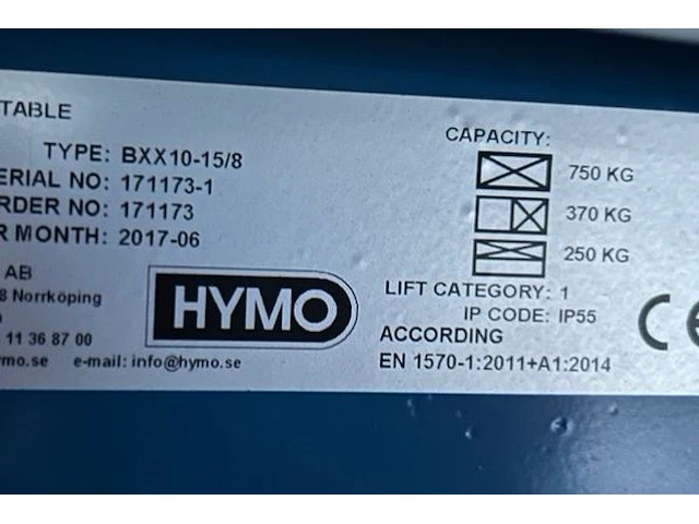 Schaarlift hymo mobiel - afbeelding 3 van  13