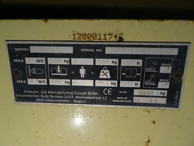 Schaarlift jlg - afbeelding 7 van  7