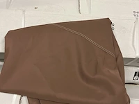 Schaduwdoek 3x3x3m driehoek - bruin - afbeelding 1 van  3