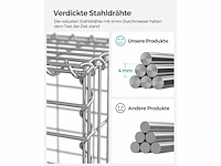 Schanskorf - 100 x 50 x 50 cm - set van 2 (x4) - afbeelding 3 van  5