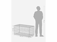 Schanskorf - 100 x 50 x 50 cm - set van 2 (x4) - afbeelding 5 van  5