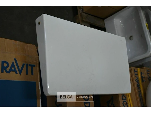 Scheidingswand voor urinoirs l70xb40 cm wit - afbeelding 2 van  2