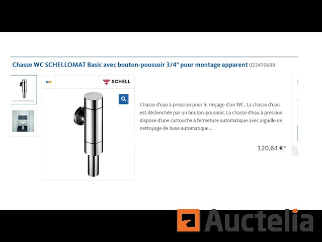 Schell-wc-spoelkraan basic 02247 - afbeelding 1 van  1