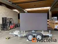 Scherm leidde op aanhanger 4m² scherm - afbeelding 3 van  4