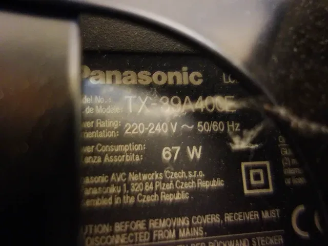 Scherm panasonic - afbeelding 2 van  2