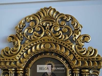 Schiderij in houten gouden kader motief h= 43cm - afbeelding 4 van  6