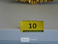 Schiderij in houten gouden kader motief h= 43cm - afbeelding 6 van  6