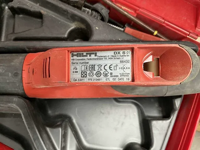 Schiethamer hilti dx 5 - afbeelding 4 van  7