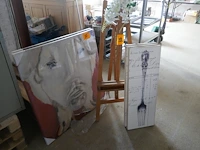 Schilderezel + canvassen - afbeelding 1 van  4