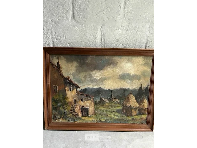 Schilderij - landschap - gesigneerd kungs - - afbeelding 1 van  5