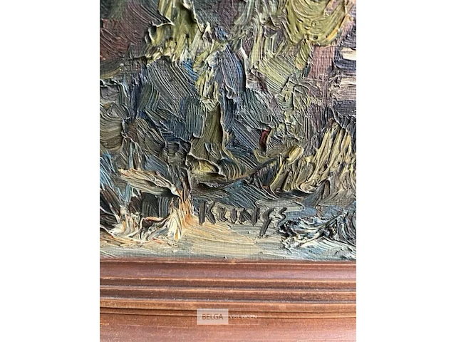 Schilderij - landschap - gesigneerd kungs - - afbeelding 4 van  5