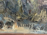 Schilderij - landschap - gesigneerd kungs - - afbeelding 4 van  5