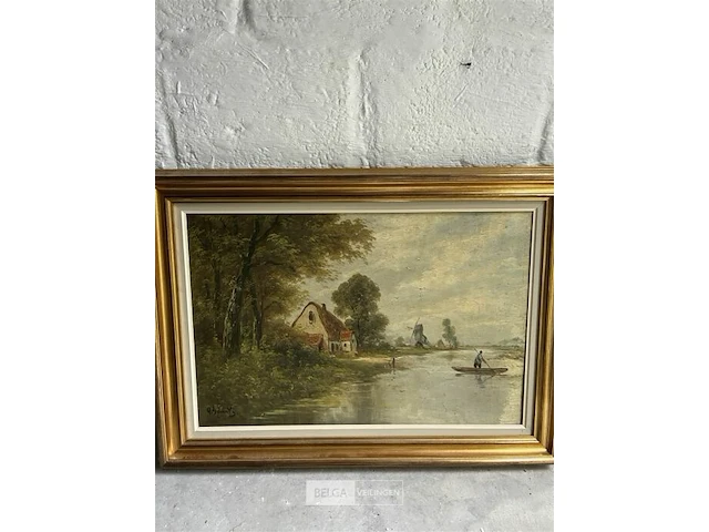 Schilderij - landschap - paul schouten - - afbeelding 1 van  5
