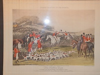 Schilderij, 2 jachttaferelen achter glas - afbeelding 2 van  10