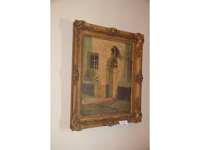 Schilderij, 2 jachttaferelen achter glas - afbeelding 1 van  10