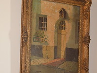 Schilderij, 2 jachttaferelen achter glas - afbeelding 1 van  10