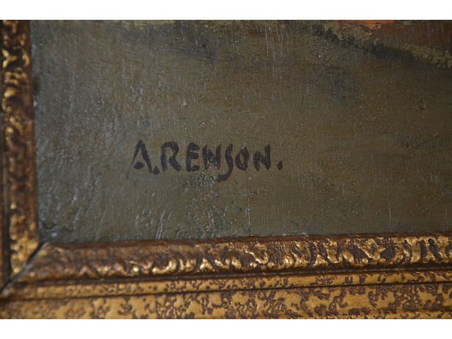 Schilderij, 2 jachttaferelen achter glas - afbeelding 6 van  10