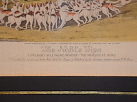 Schilderij, 2 jachttaferelen achter glas - afbeelding 3 van  10