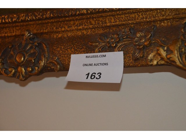 Schilderij, 2 jachttaferelen achter glas - afbeelding 5 van  10