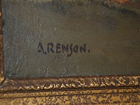 Schilderij, 2 jachttaferelen achter glas - afbeelding 6 van  10