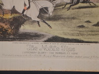 Schilderij, 2 jachttaferelen achter glas - afbeelding 9 van  10