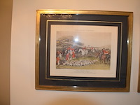 Schilderij, 2 jachttaferelen achter glas - afbeelding 10 van  10