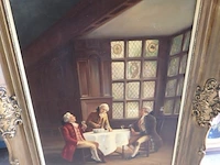 Schilderij 3 heren 82cm x 105 cm naert - afbeelding 1 van  3