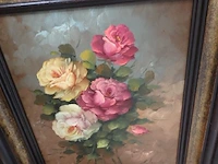 Schilderij bloemen gesigneerd - afbeelding 1 van  3