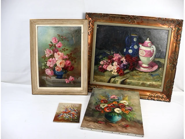 Schilderij bloemen (x10) - afbeelding 4 van  4
