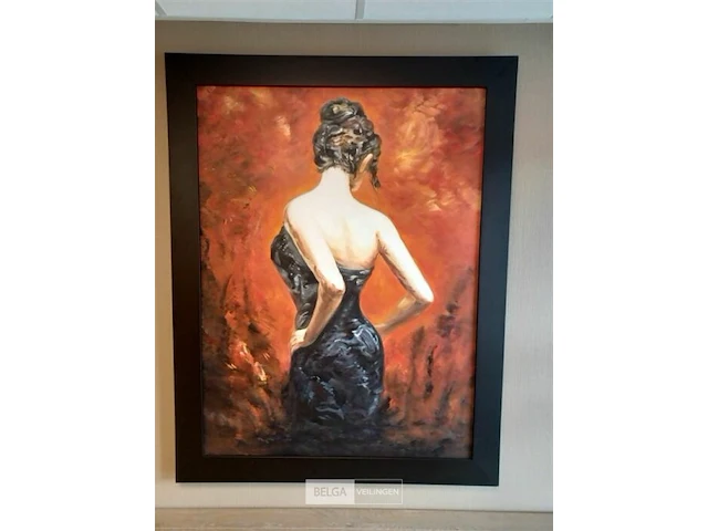 Schilderij dame - afbeelding 1 van  1