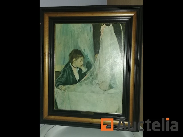Schilderij: de wieg van berthe morisot - afbeelding 2 van  2