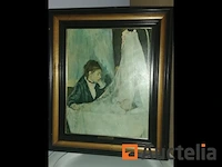 Schilderij: de wieg van berthe morisot - afbeelding 2 van  2