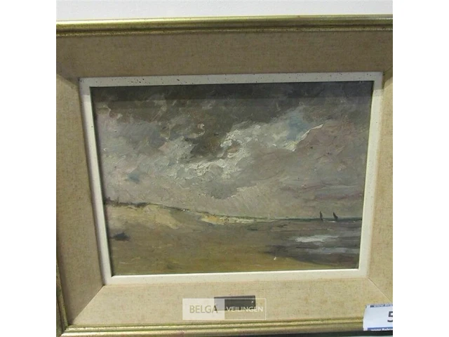 Schilderij em. ed. berchmans 1843 - 1916 ± 36x44 - afbeelding 4 van  4